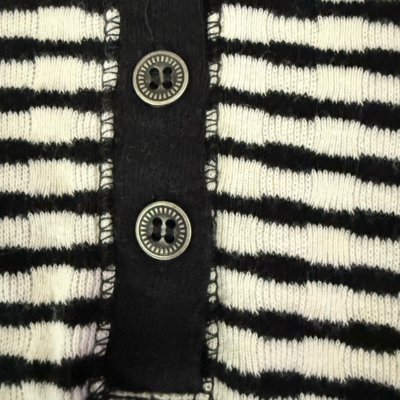 Lucky Brand Black and White Button Down Shirt - Picture 6 of 7